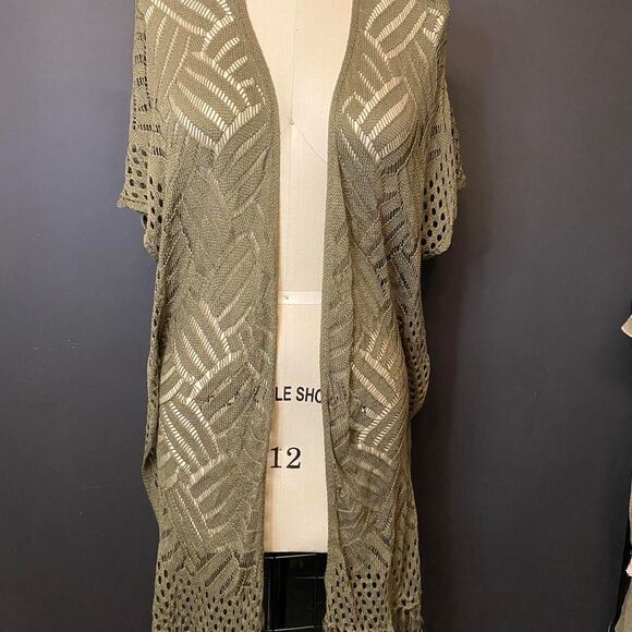 Unbranded Crochet Style Olive Green cover - Picture 1 of 6